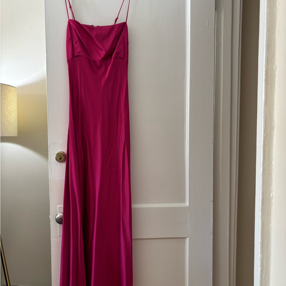 Abercrombie & Fitch Fuchsia Maxi Dress